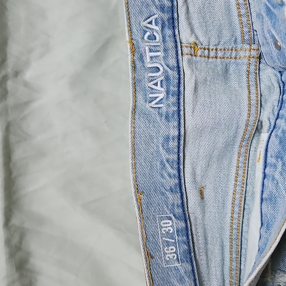 NWT Nautica Authentic Loose Light Blue Jeans, Size 36/30 - Picture 2 of 14